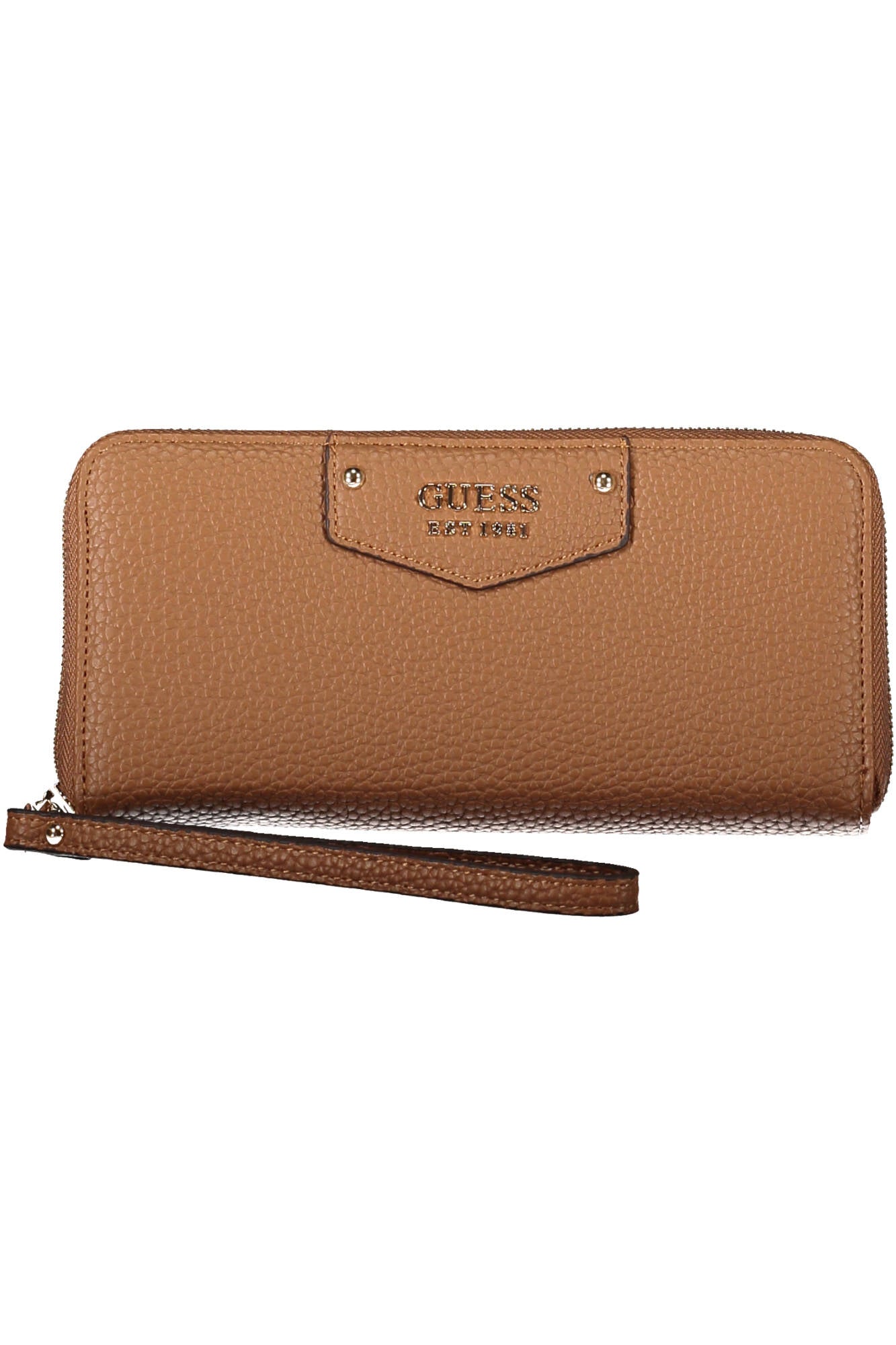 Guess Jeans Brown Polyurethane Wallet - Fizigo