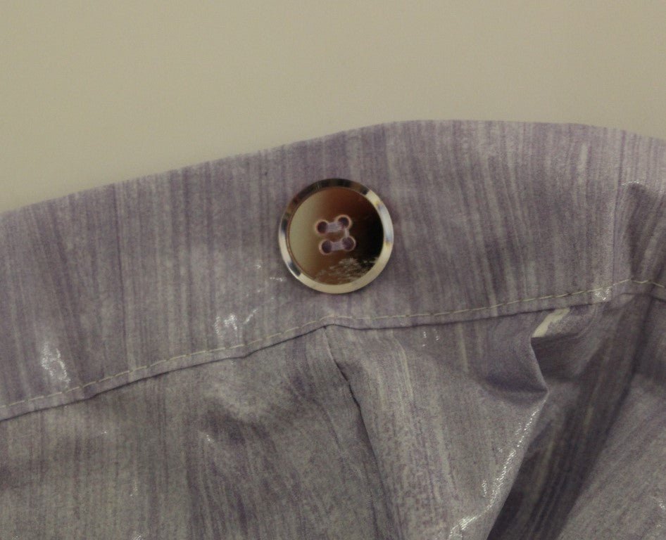 Licia Florio Purple Viscose Above-Knee Wrap Skirt - Fizigo