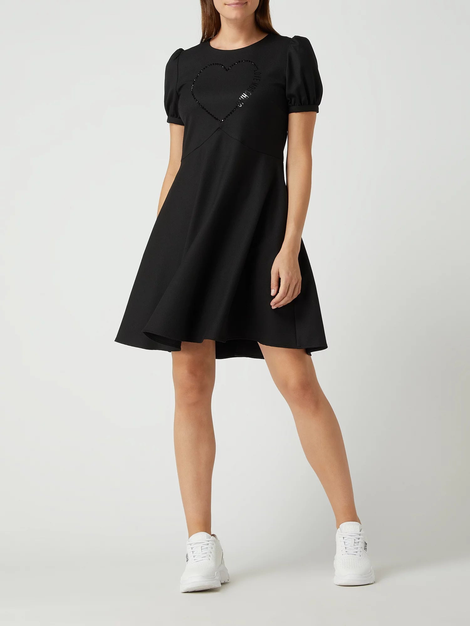 Love Moschino Black Polyester Dress - Fizigo