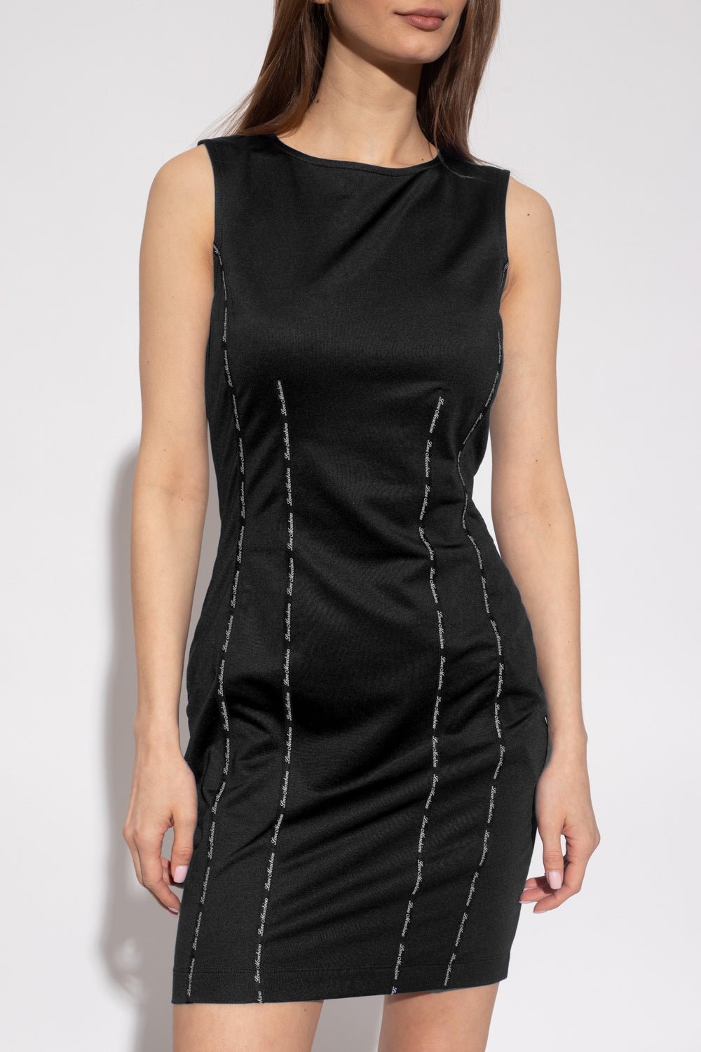 Love Moschino Black Polyester Dress - Fizigo