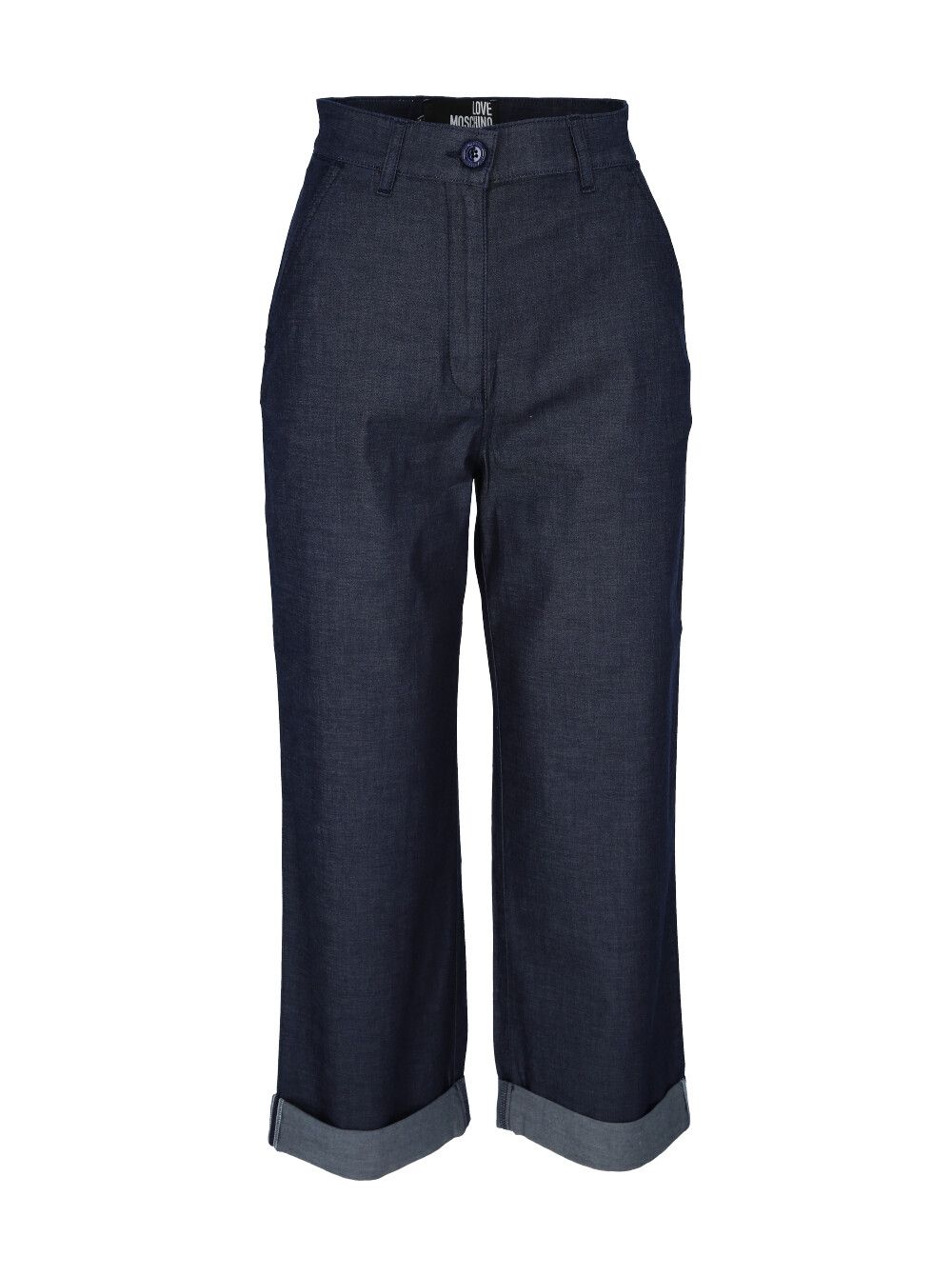 Love Moschino Blue Cotton Jeans & Pant - Fizigo