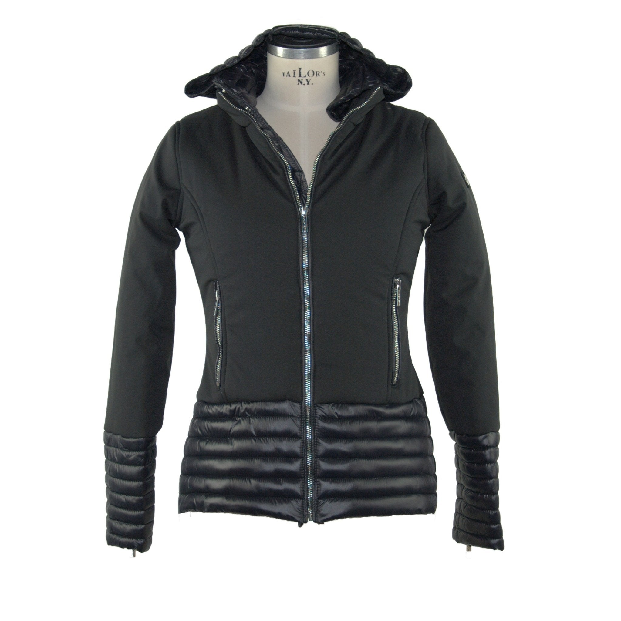 Maison Espin Black Polyester Jackets & Coat - Fizigo