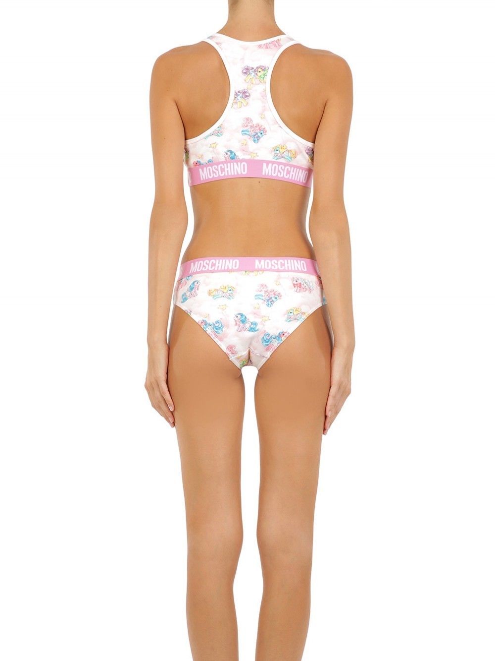 Moschino White Two-Piece Sleepwear My Little Pony Bikini - Fizigo