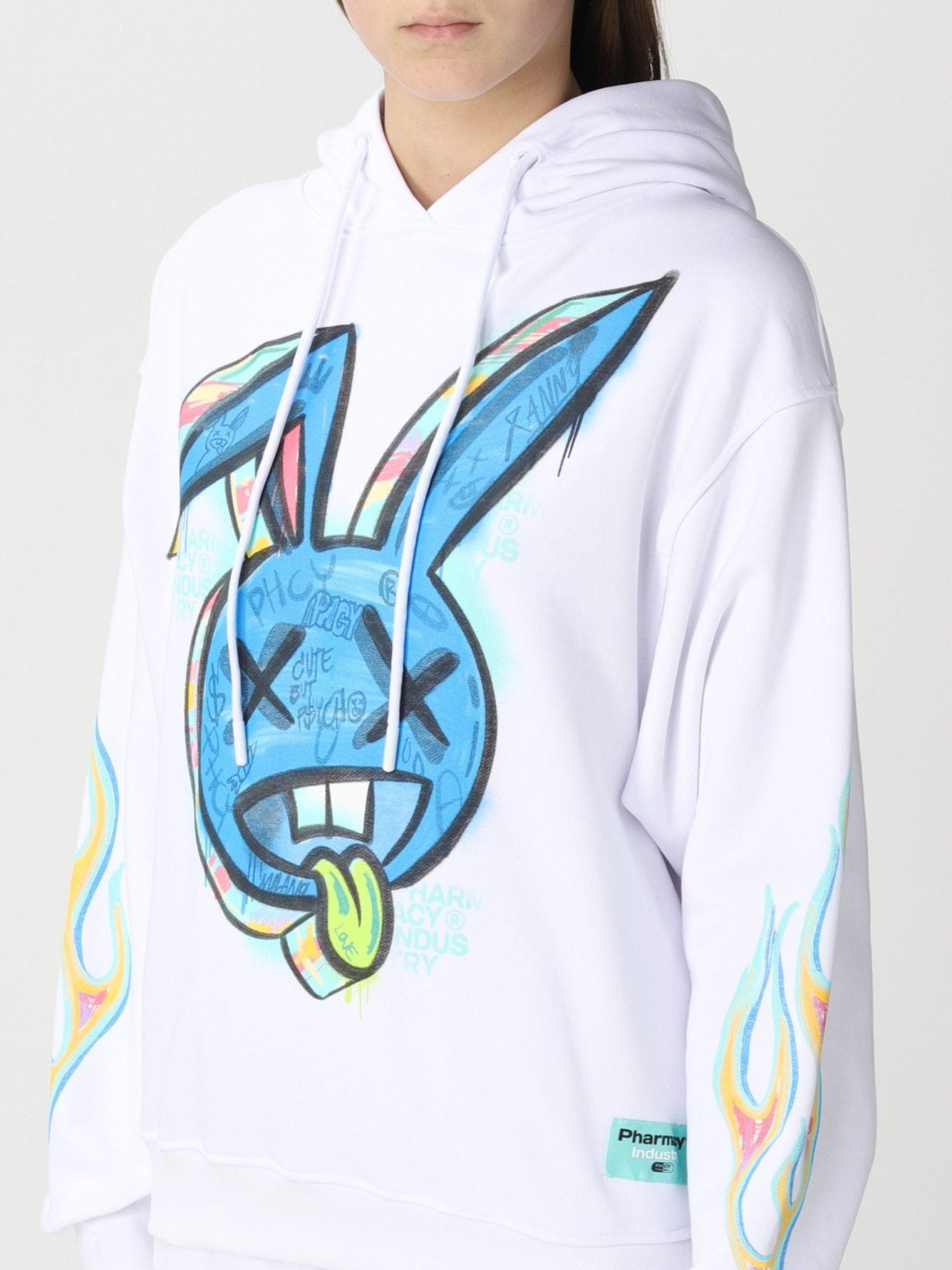 Pharmacy Industry White Cotton Sweater - Fizigo