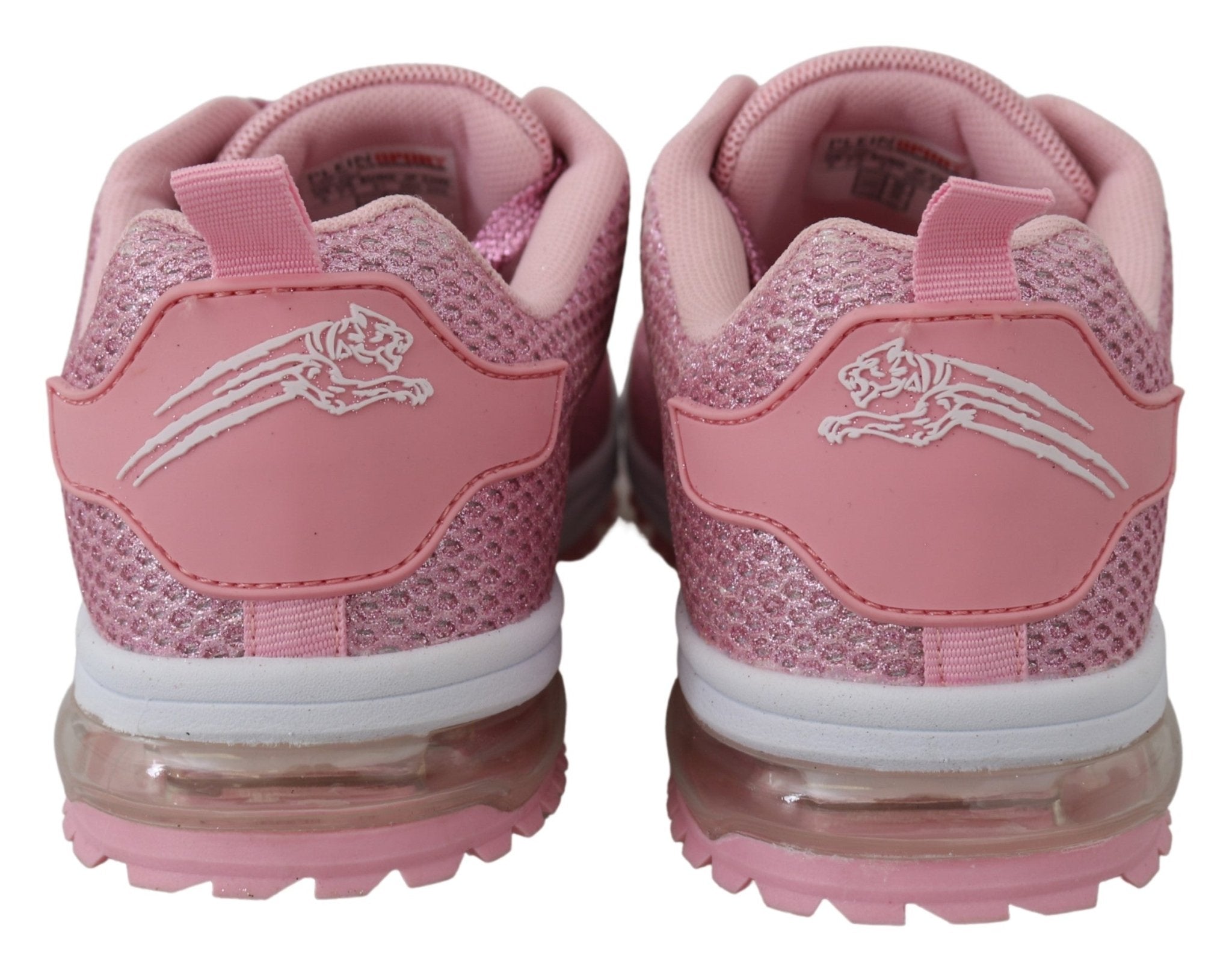 Plein Sport Pink Blush Polyester Gretel Sneakers Shoes - Fizigo