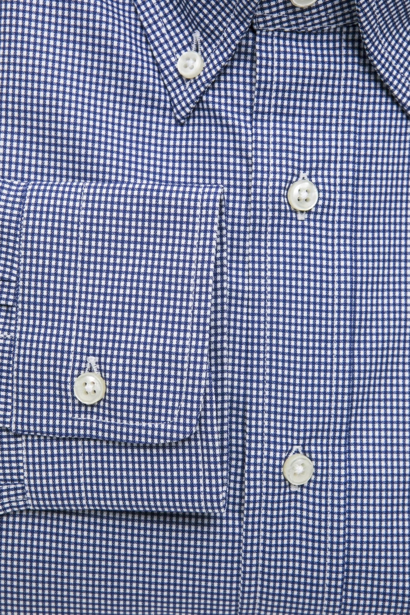 Robert Friedman Blue Cotton Shirt - Fizigo