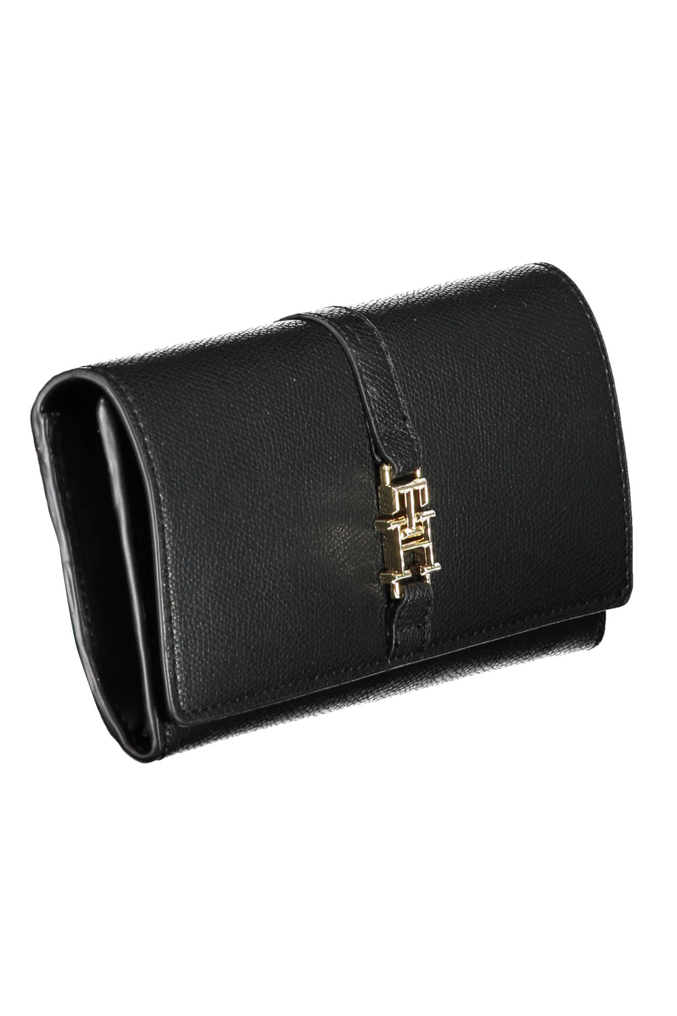 Tommy Hilfiger Black Polyurethane Wallet$1 - Fizigo