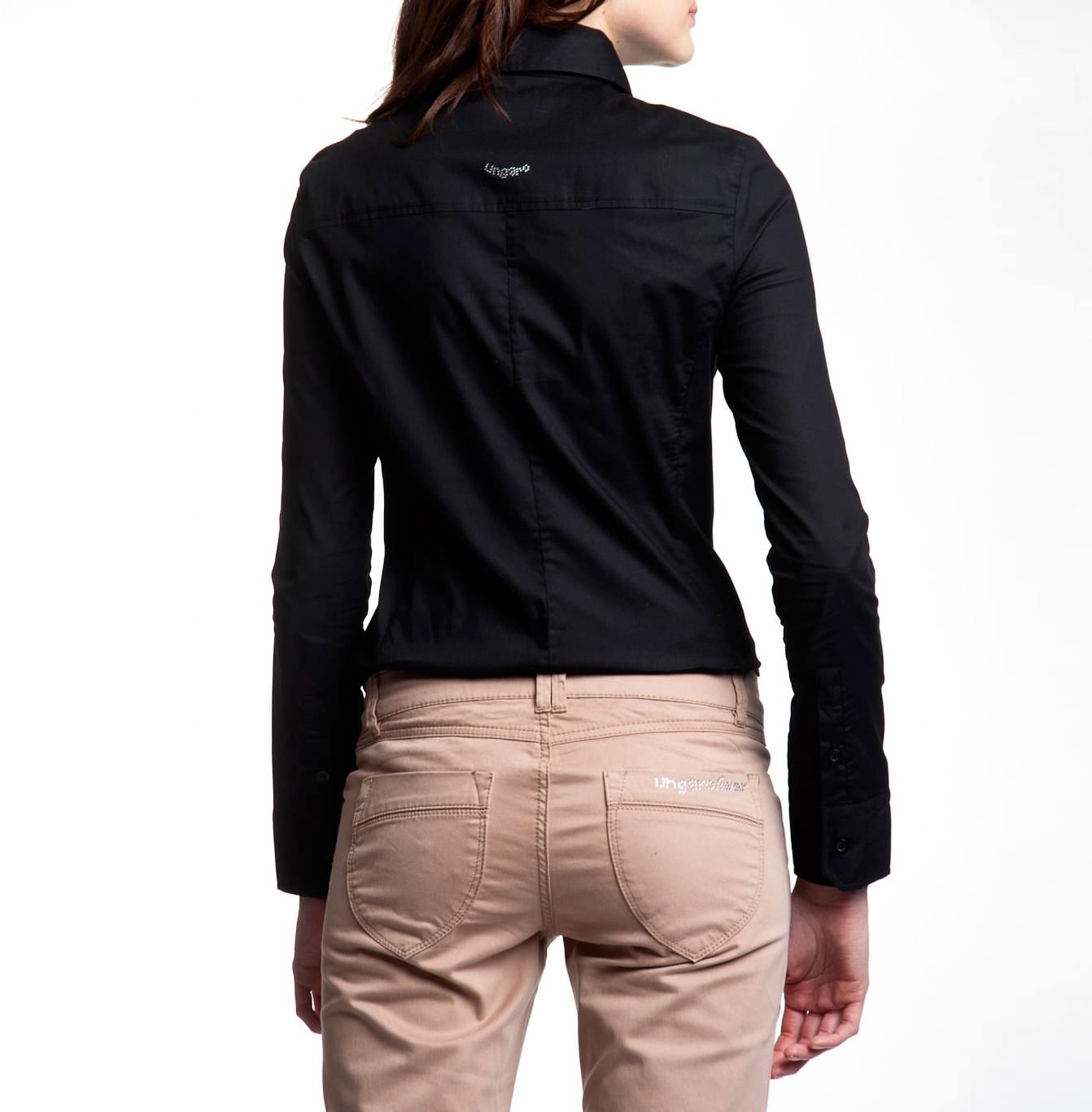 Ungaro Fever Black Cotton Shirt - Fizigo