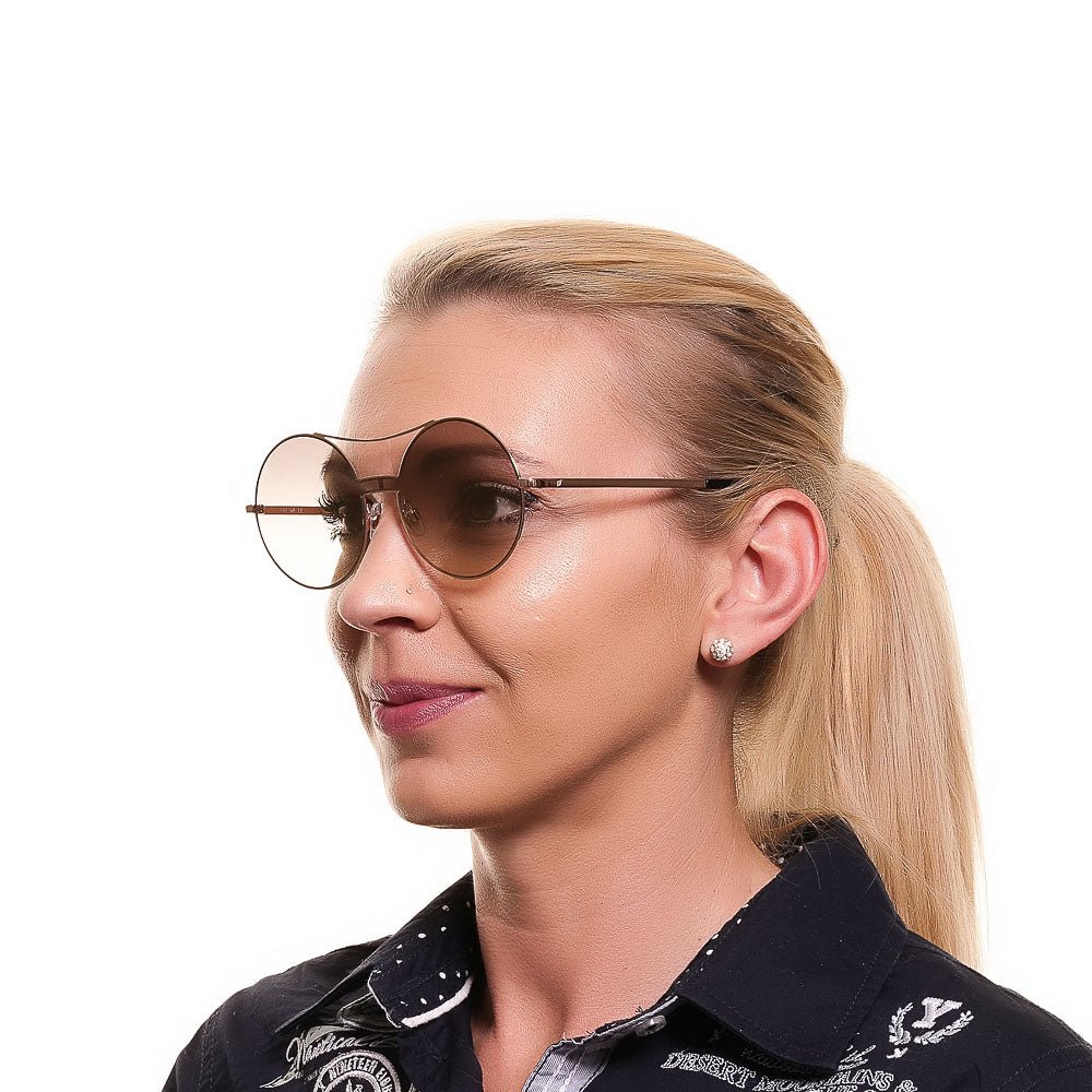 Web Rose Gold Sunglasses for Woman - Fizigo