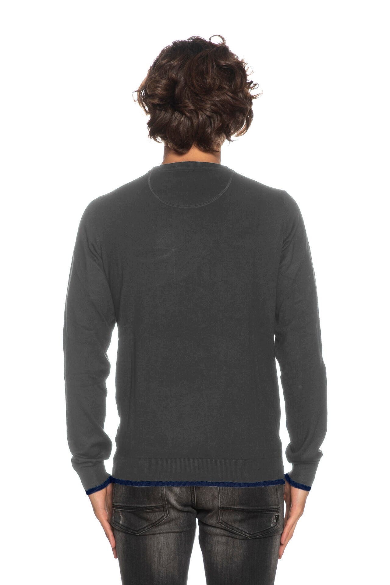 Yes Zee Gray Viscose Sweater - Fizigo